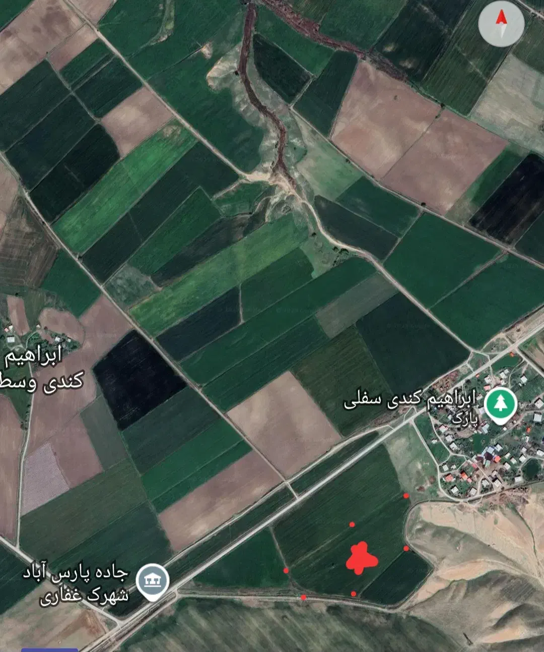 سه هکتار زمین زراعی|اجارهٔ دفتر صنعتی، کشاورزی، تجاری|اسلام آباد, |دیوار