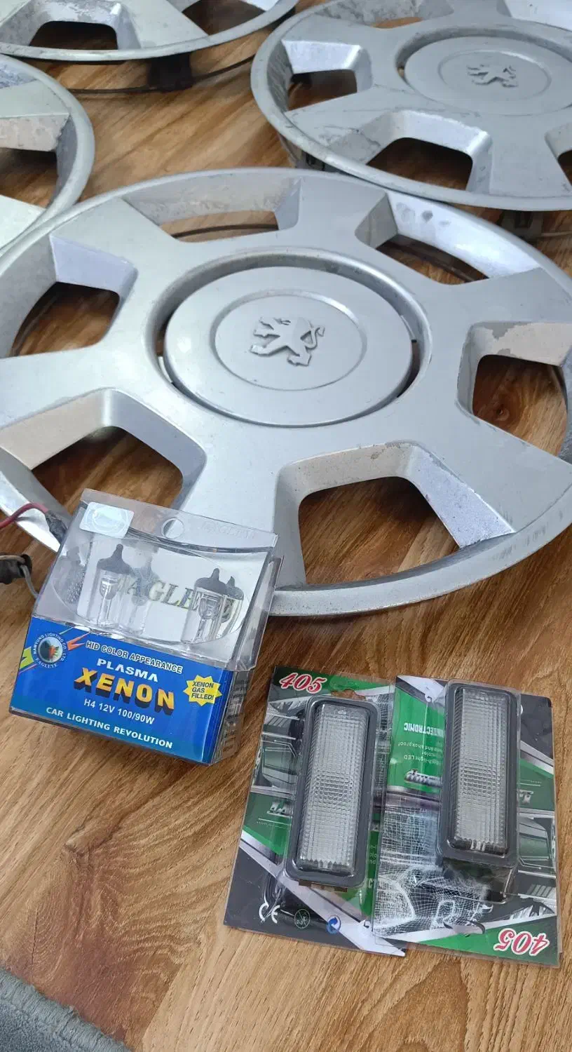 چهارعدد قالپاق پژو پارس فابریک سالم|قطعات یدکی و لوازم جانبی|مشهد, هفت تیر (نه دره)|دیوار