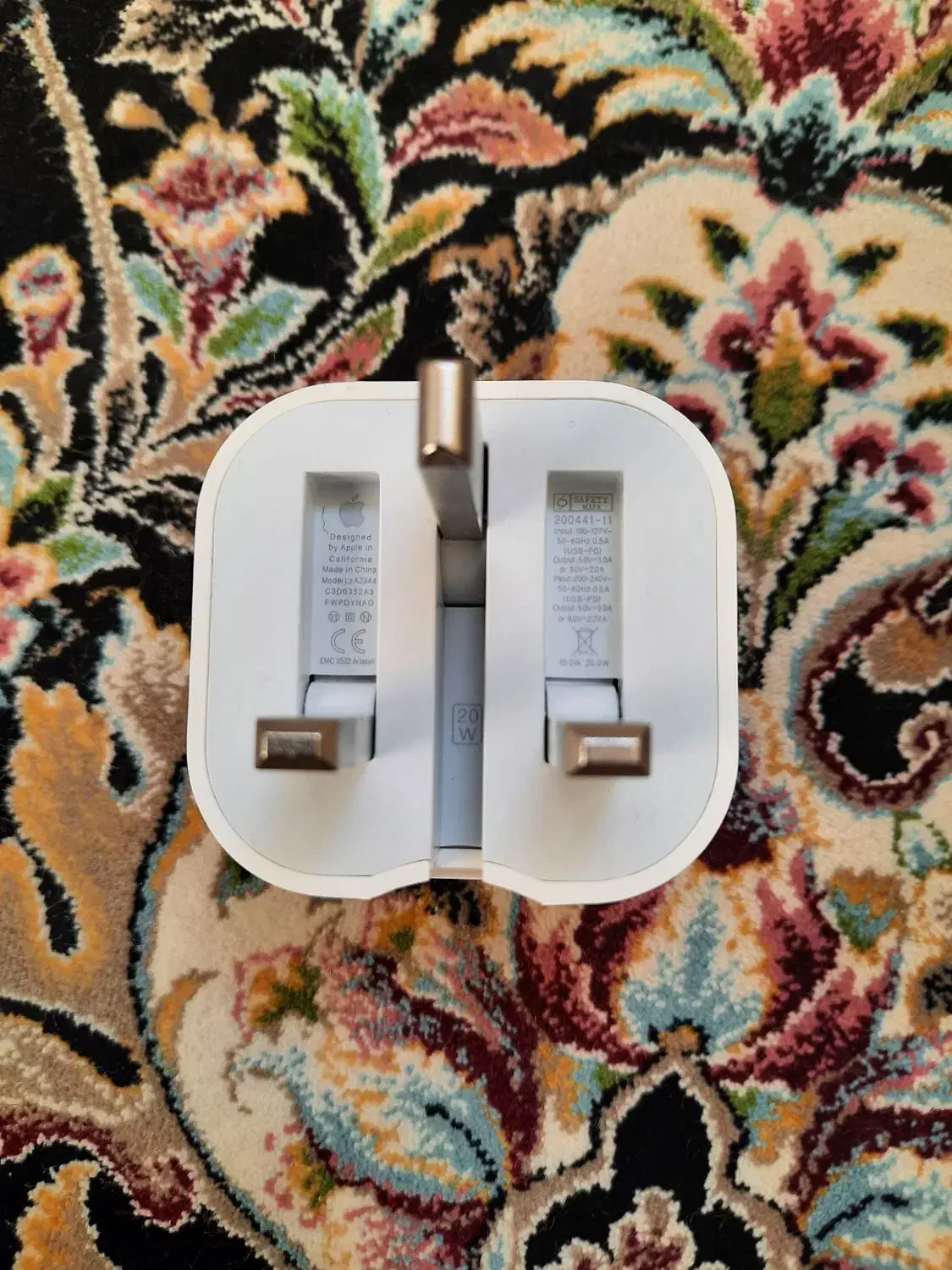 شارژر کلگی ۲۰ وات  و کابل فابریک iphone 13 pro max|لوازم جانبی موبایل و تبلت|تهران, یاخجی آباد|دیوار