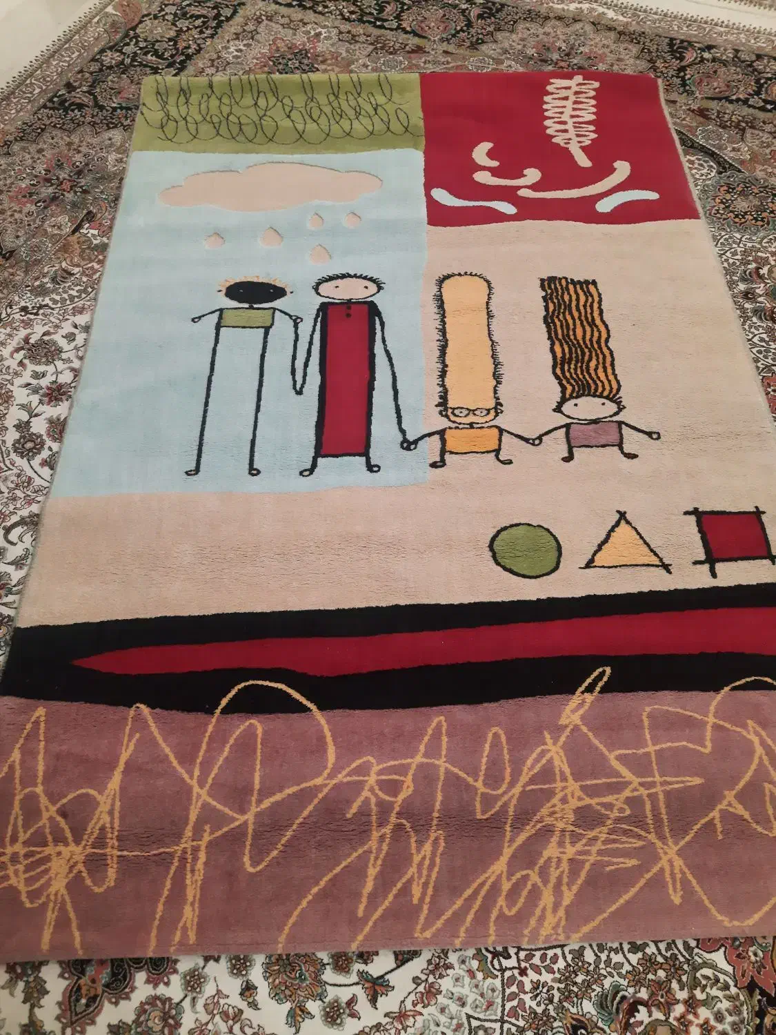 فرش اتاق خواب  و  اتاق کودک|فرش|قم, زنبیل آباد|دیوار