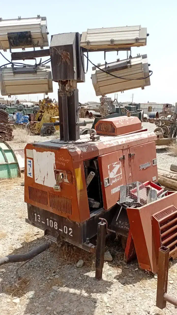 مزایده لوله خم کن، برج روشنایی،غلطک دوقلو،دیزل پمپ|ماشین‌آلات صنعتی|تهران, سازمان برنامه شمالی|دیوار