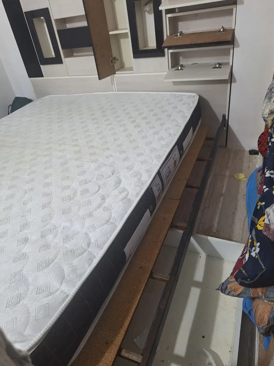 دو عدد تخت یک نفره با کشو و خوشخواب|تخت و سرویس خواب|محمودآباد, |دیوار