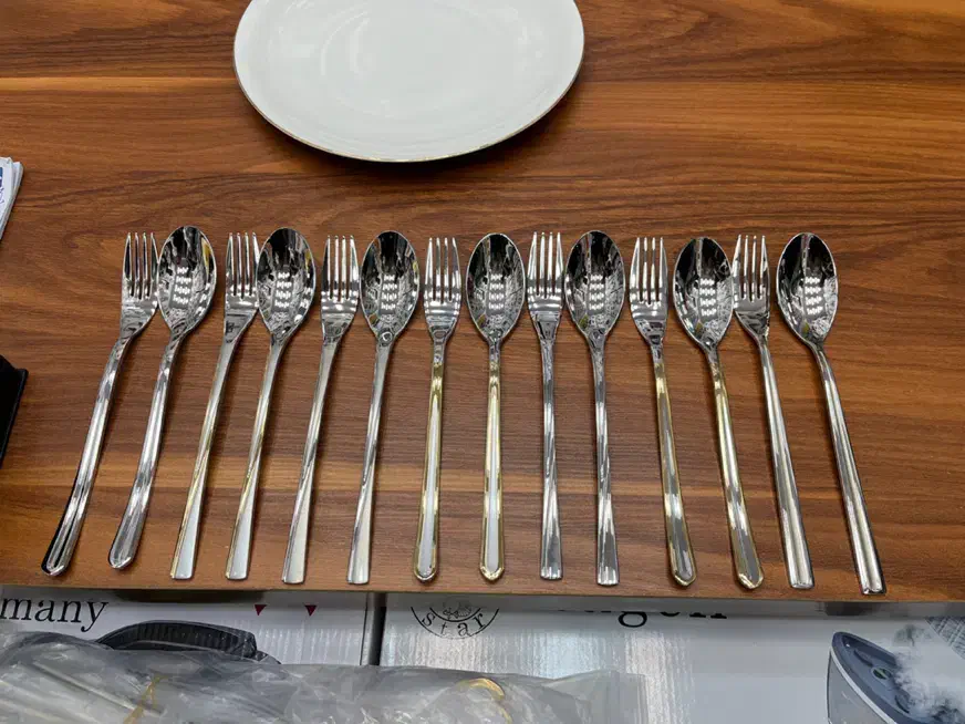 سرویس قاشق چنگال|ظروف سرو و پذیرایی|رشت, بازار|دیوار