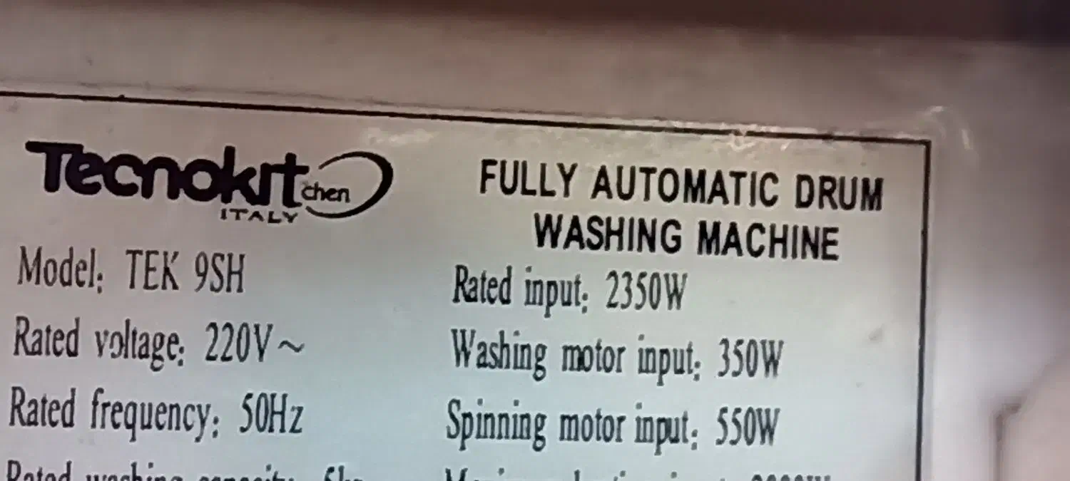 اباسشویی قدیمی تکنوکیت ایتالیایی سالم|ماشین لباسشویی و خشککن لباس|خمینیشهر, |دیوار