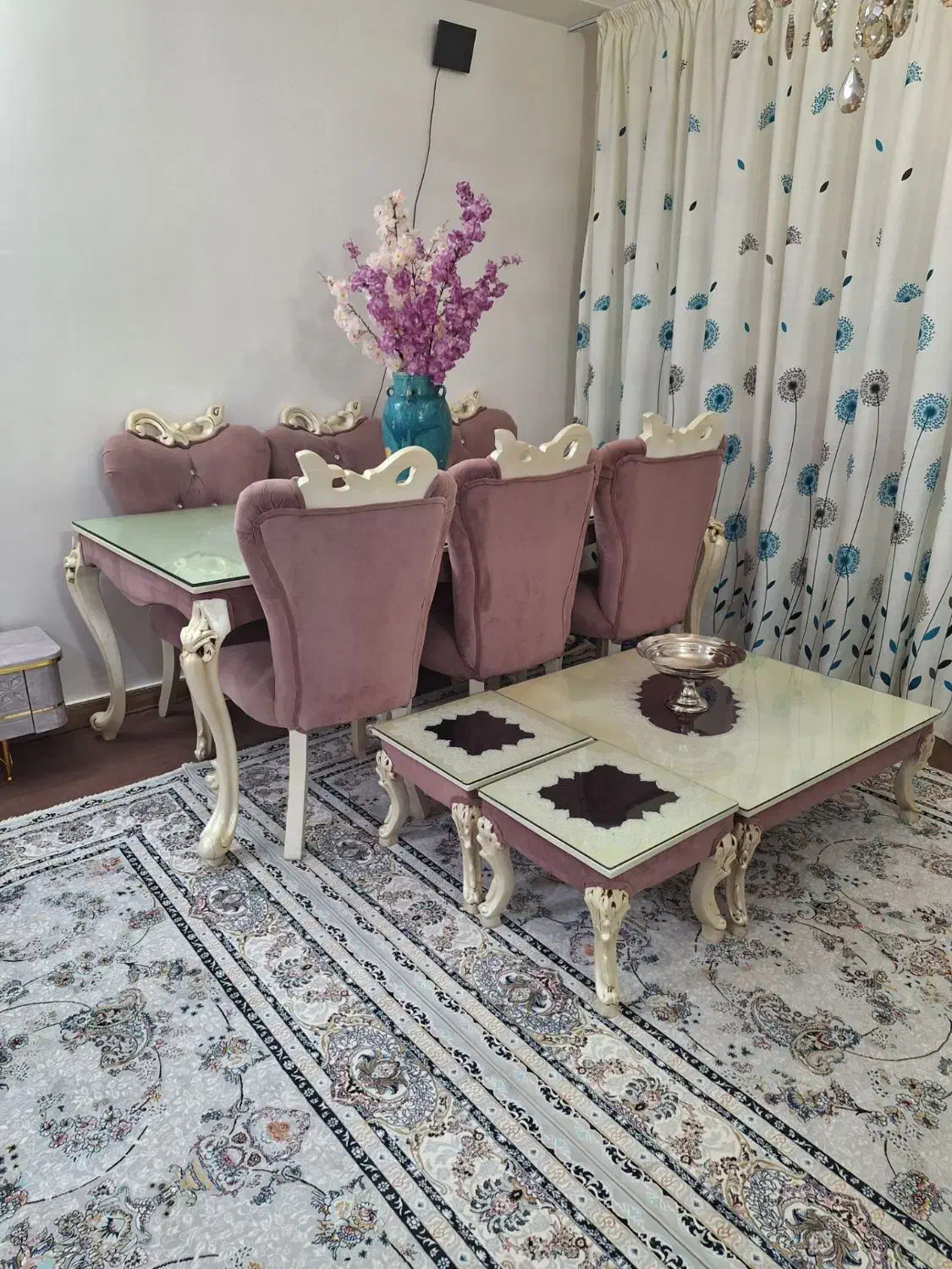 میز غذاخوری ۸ نفره|میز و صندلی غذاخوری|ابهر, |دیوار