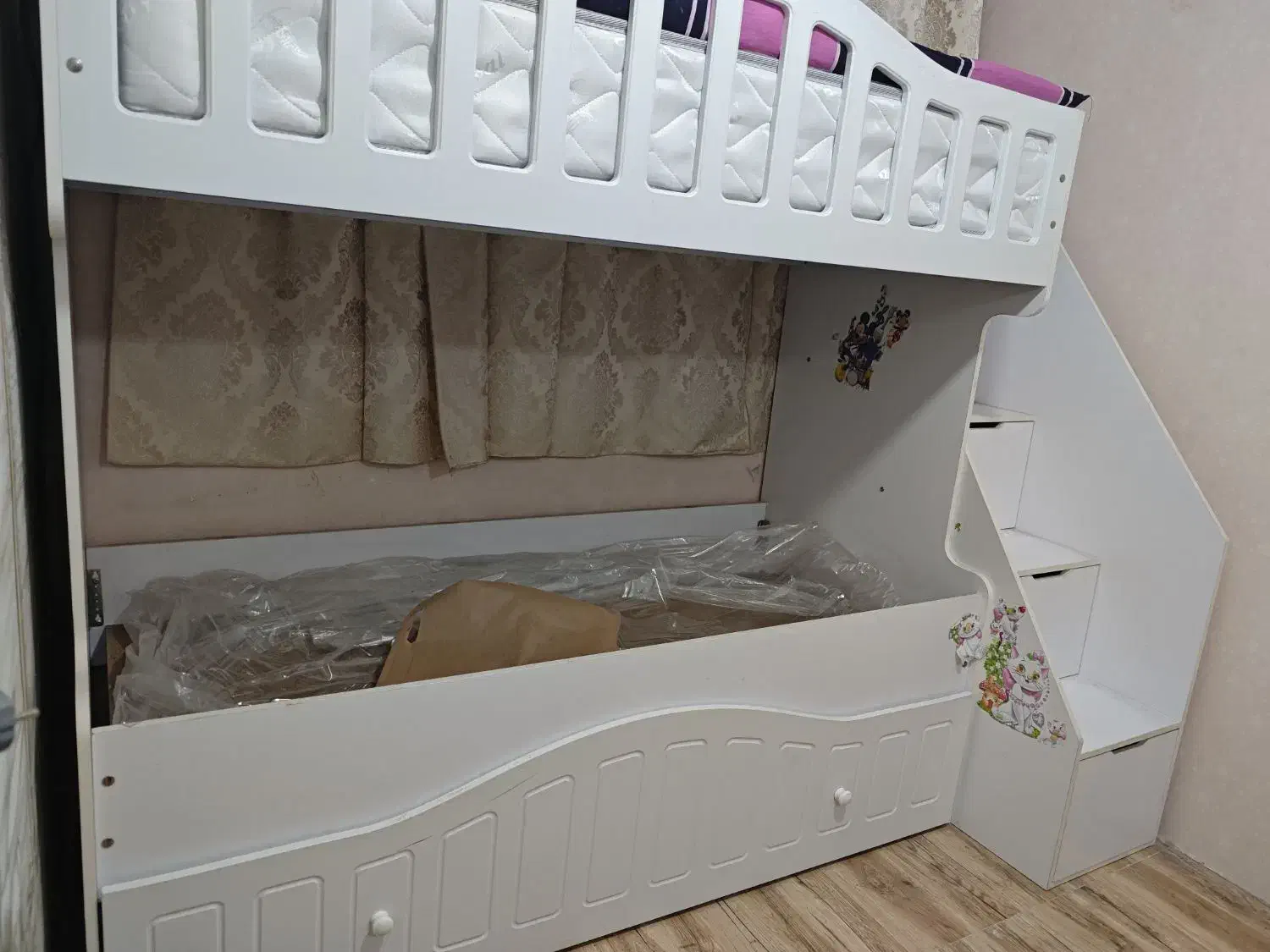 تخت دوطبقه میزبان دار|تخت و سرویس خواب|قم, اسمعیل آباد|دیوار