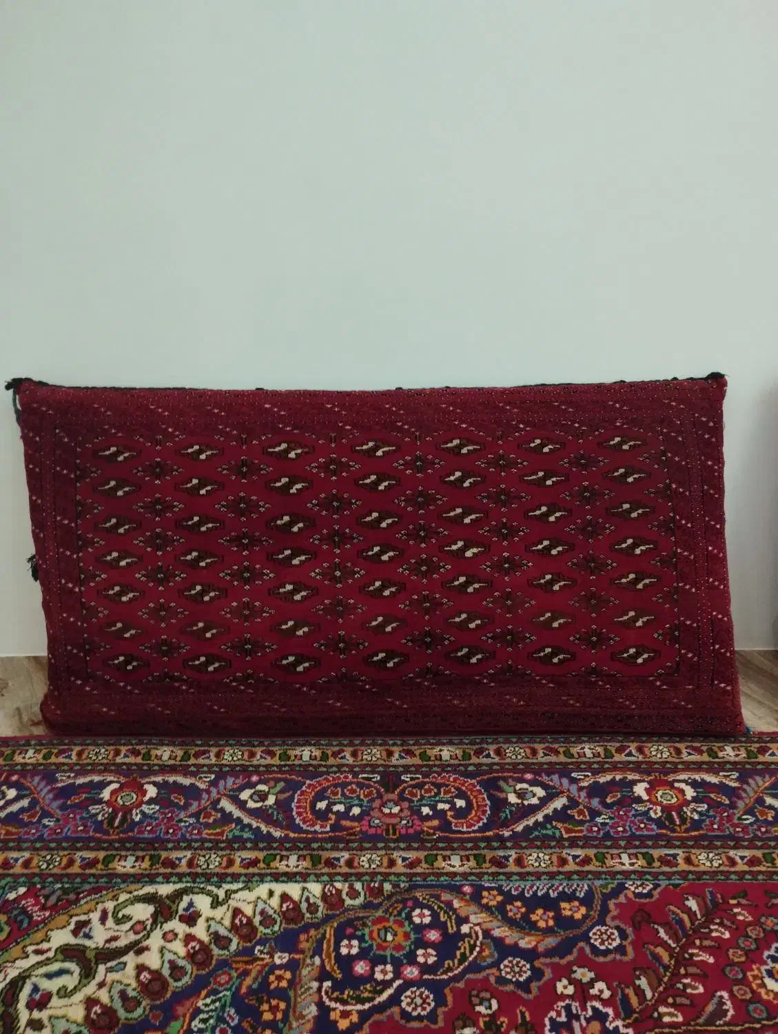 پشتی دست بافت ترکمنی|پشتی|گنبد کاووس, |دیوار