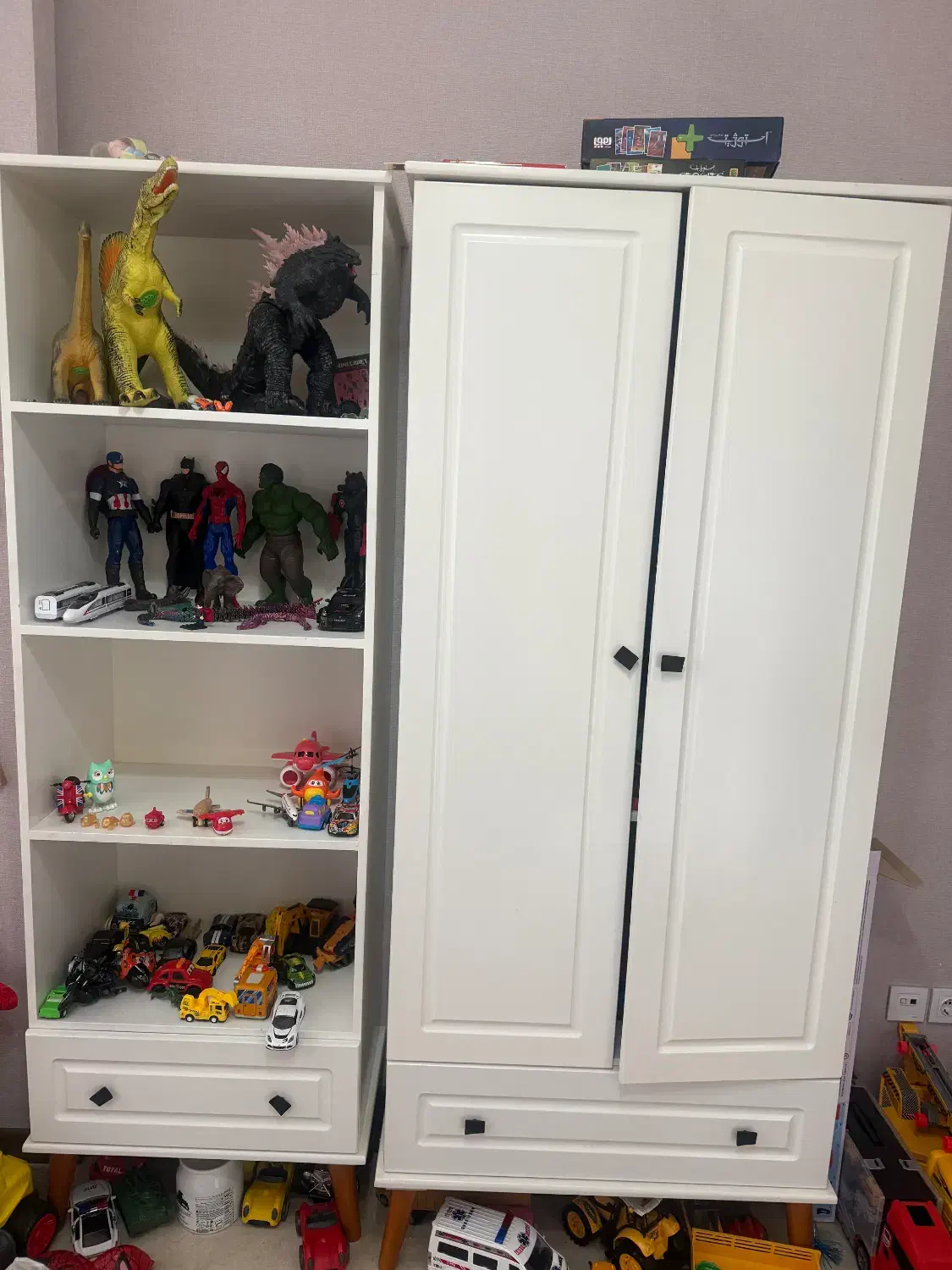 سرویس تخت،تشک و کمد تمام چوب نوزادی تا ۷ سال|تخت و سرویس خواب|تهران, ولنجک|دیوار