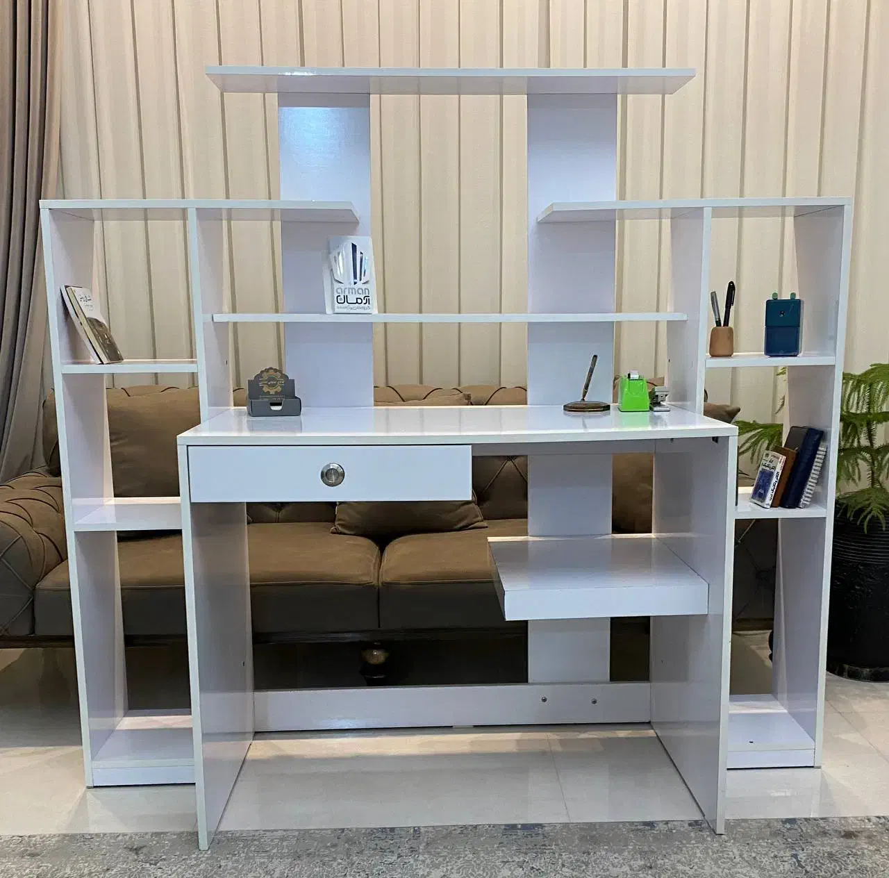 کتابخانه مدرن|کتابخانه، شلف، قفسههای دیواری|مشهد, الهیه|دیوار