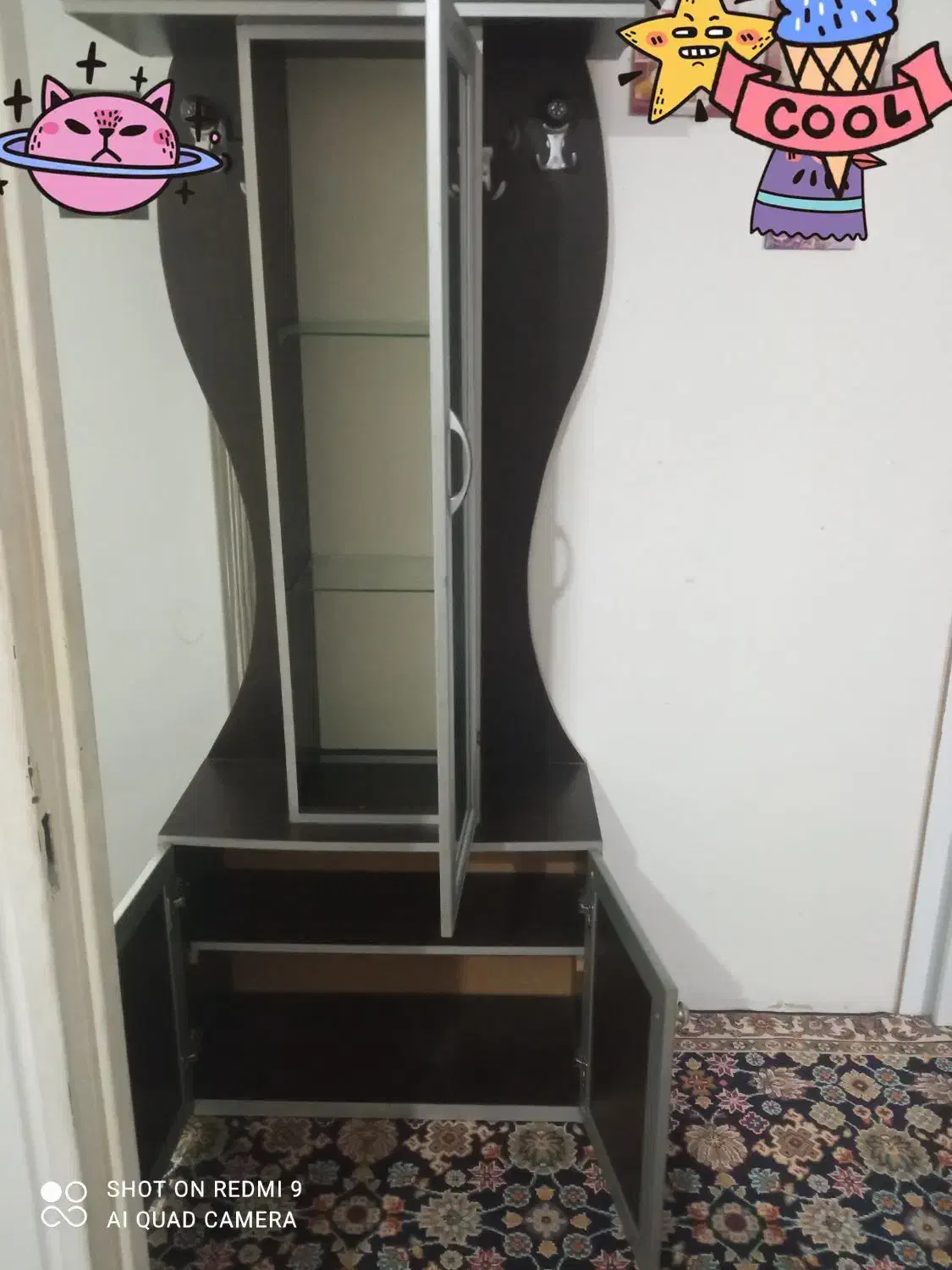 جاکفشی|جاکفشی، کمد، دراور|کرمانشاه, |دیوار