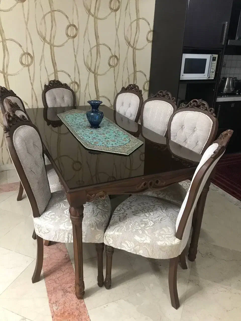 ست مبلمان ۹ نفره و نهار خوری ۸ نفره استیل|مبلمان خانگی و میز عسلی|تهران, یوسف‌آباد|دیوار