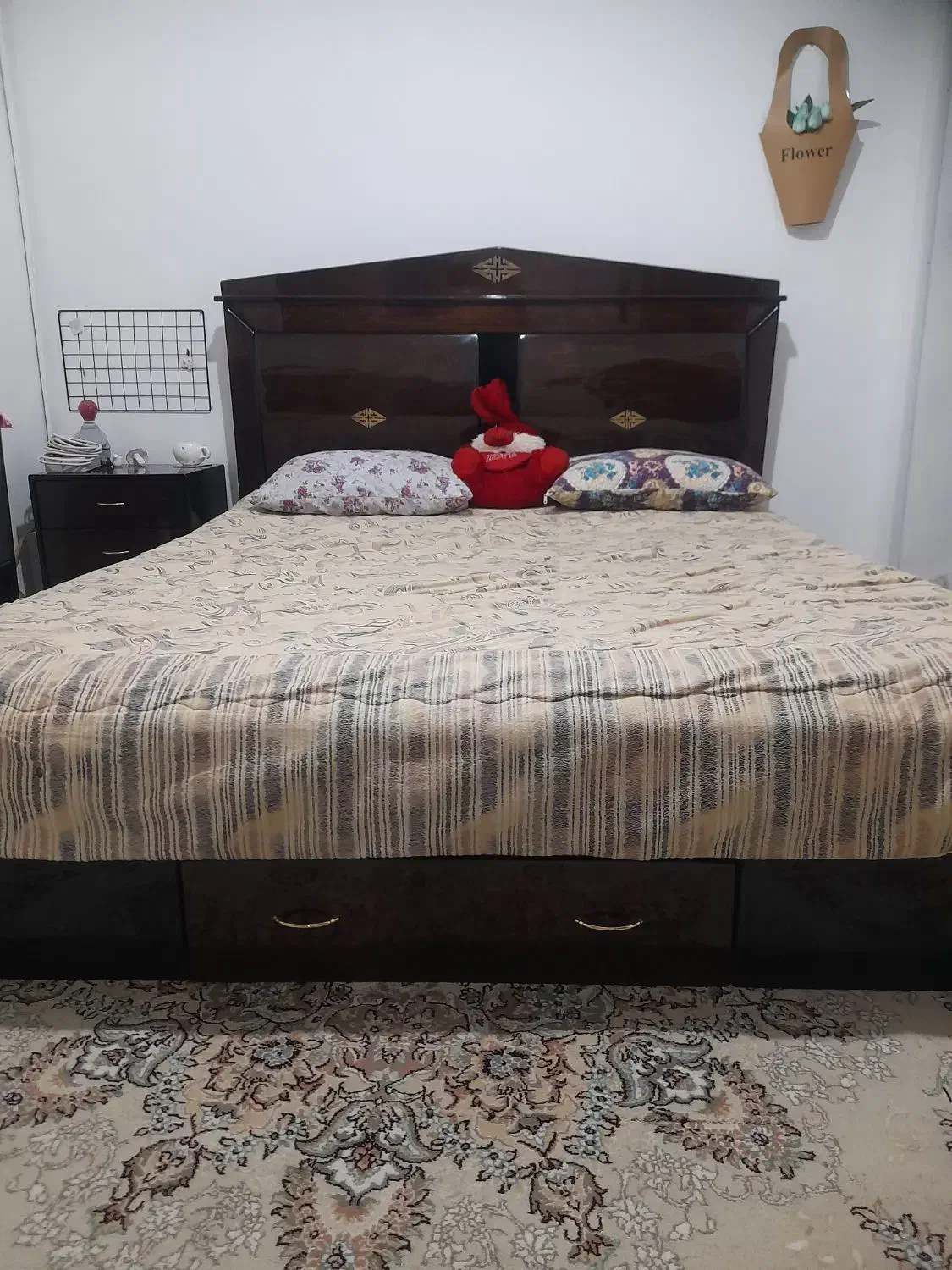 تخت خواب دونفر|تخت و سرویس خواب|کرمانشاه, |دیوار