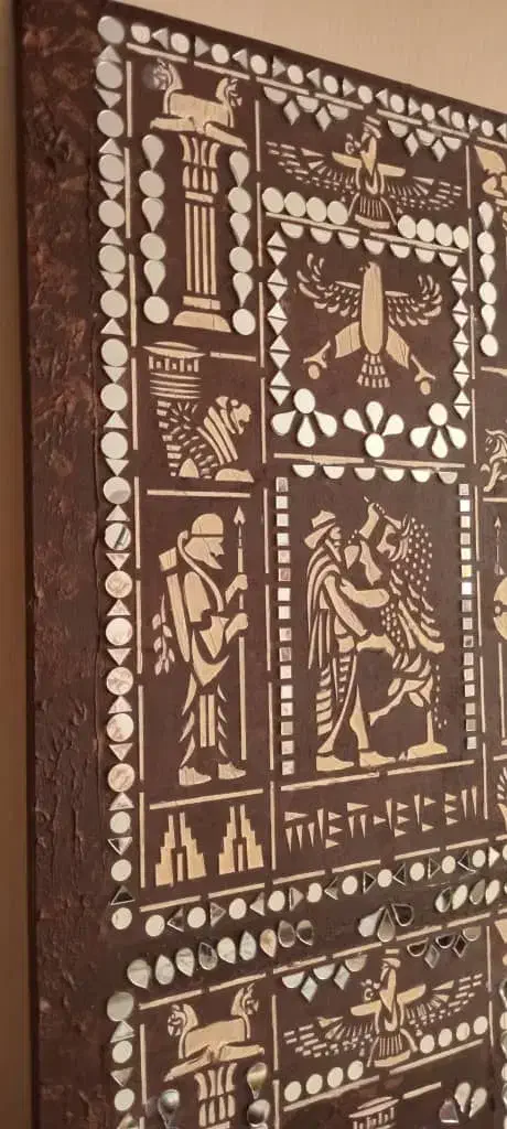 تابلو دستساز آینه کاری لیپان|تابلو، نقاشی، عکس|برازجان, |دیوار