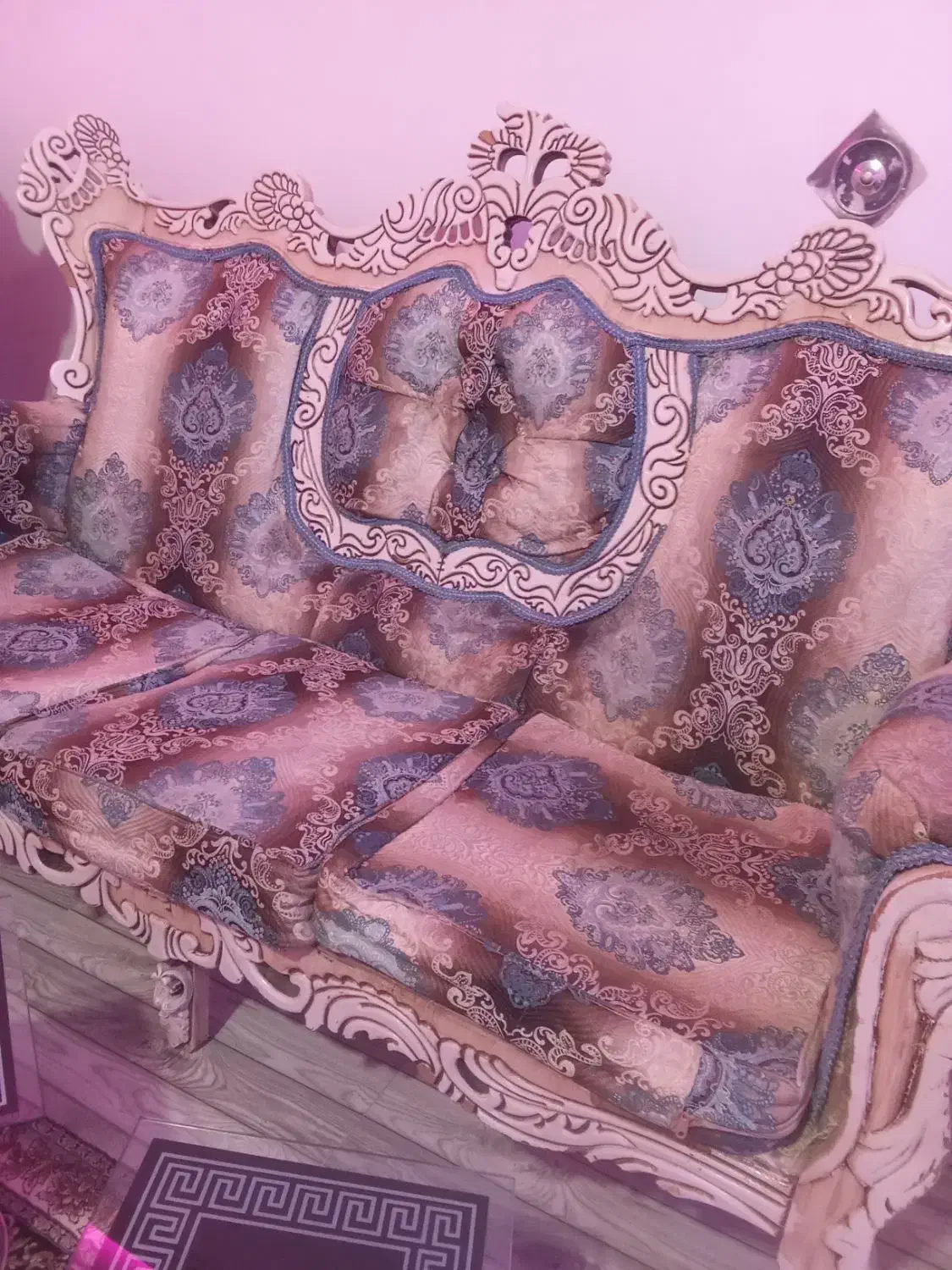 مبل سلطنتی|مبلمان خانگی و میز عسلی|شوط, |دیوار