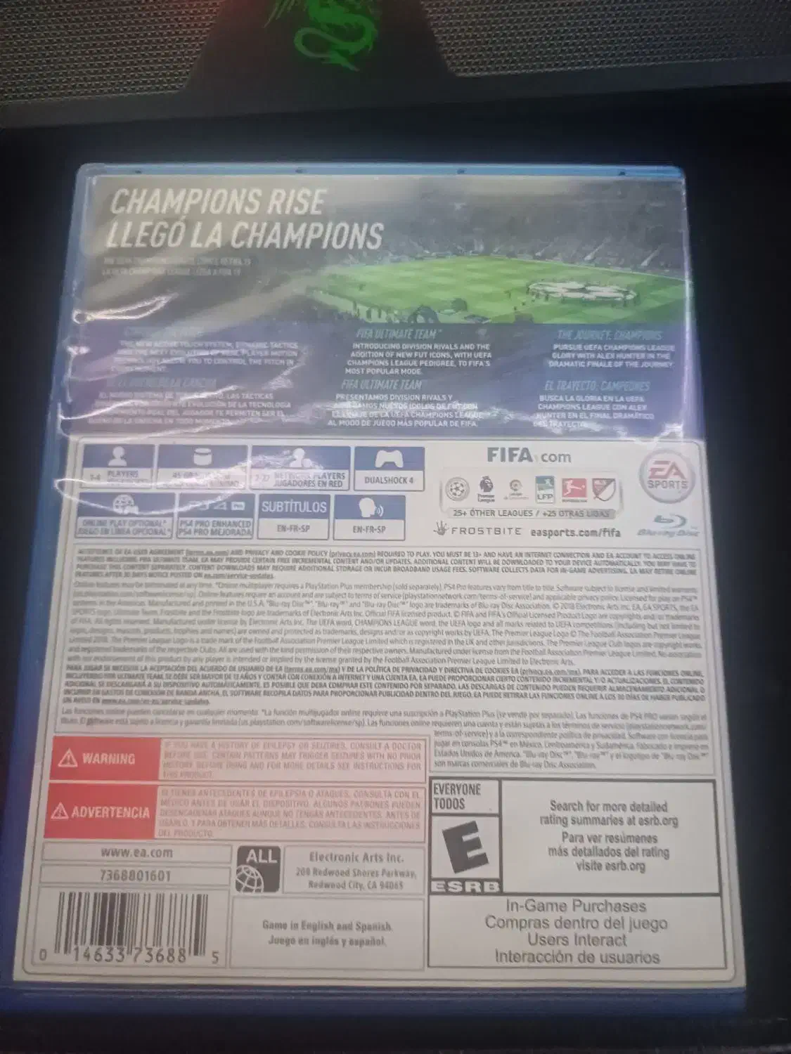 دیسک فیفا ۱۹ سالم و بی خط و خش ریجن ۱ امریکا مقطوع|کنسول، بازی ویدئویی و آنلاین|بروجرد, |دیوار