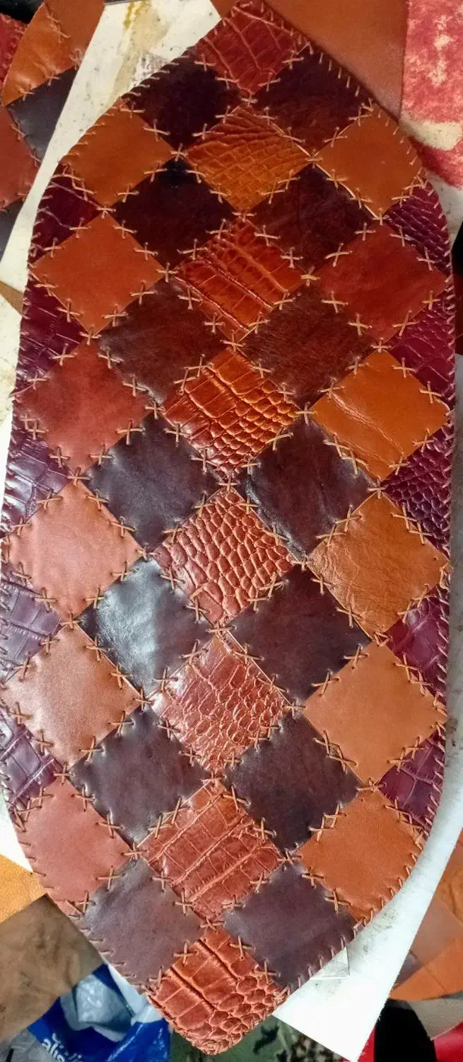 رومیزی چرم دست دوز|پرده، رانر، رومیزی|تهران, امیریه|دیوار