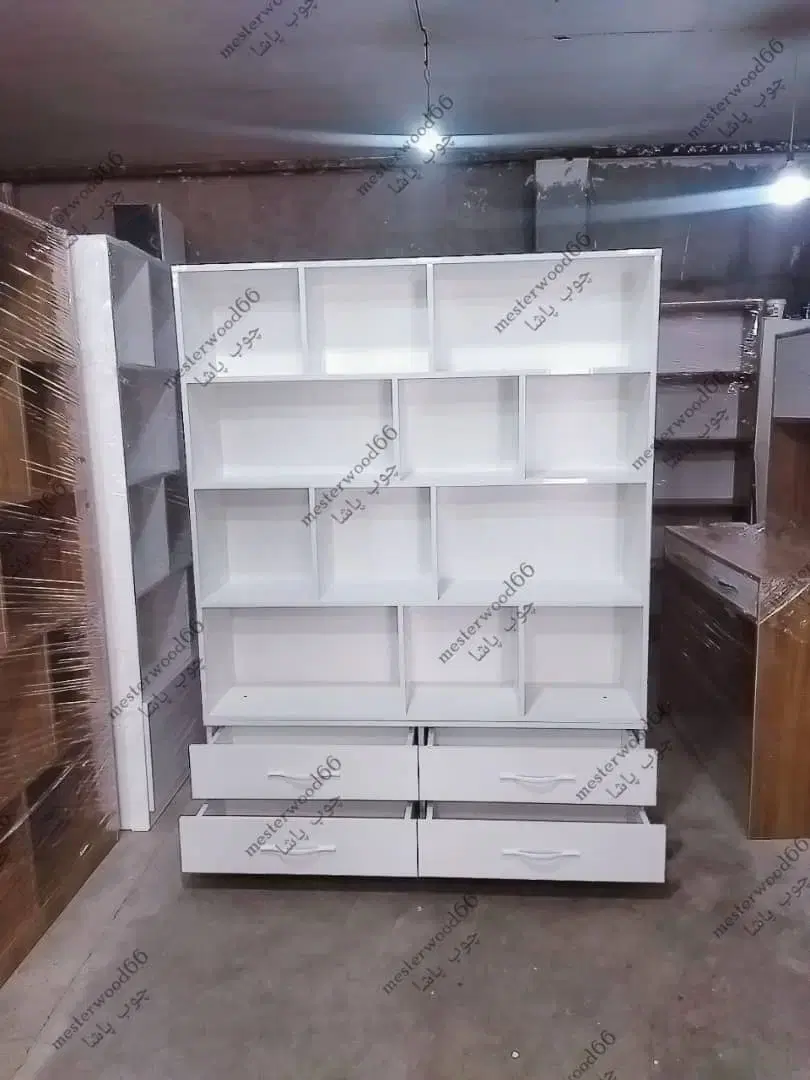 کتابخانه شانا سه کشو بهمراه ارسال رایگان|کتابخانه، شلف، قفسه‌های دیواری|تهران, جمهوری|دیوار