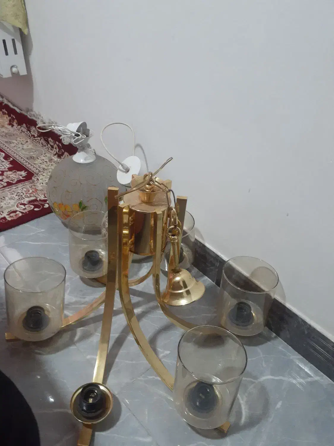 لوستر|لوستر و چراغ آویز|آمل, |دیوار