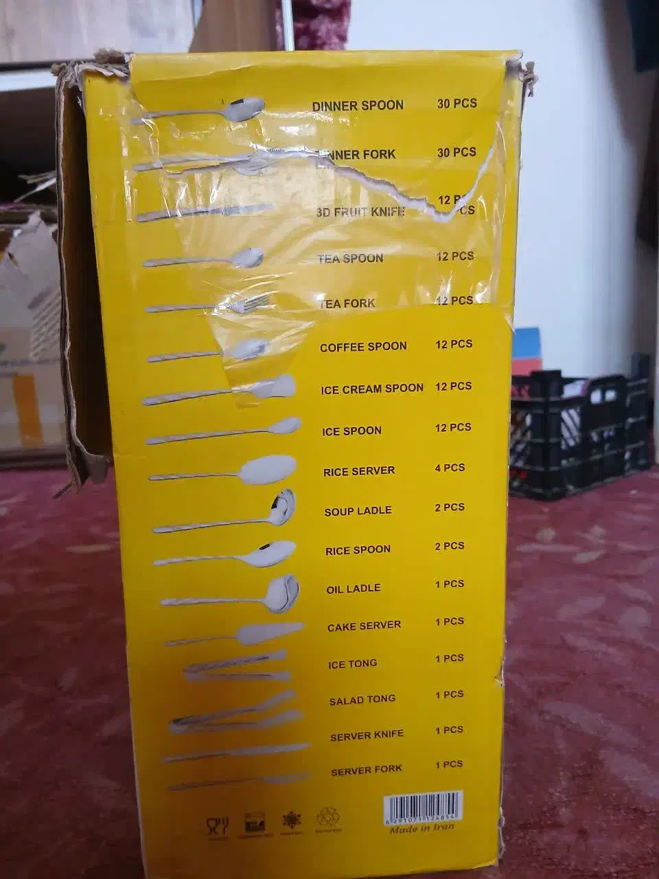 قاشق چنگال ۱۴۶ پارچه نو نو میباشد|ظروف سرو و پذیرایی|پردیس, فاز ۳|دیوار