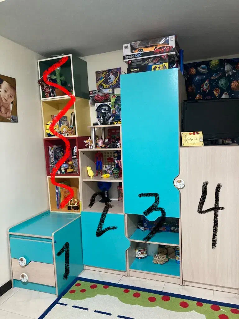 کمد. کودک|اسباب و اثاث بچه|پردیس, فاز ۲|دیوار