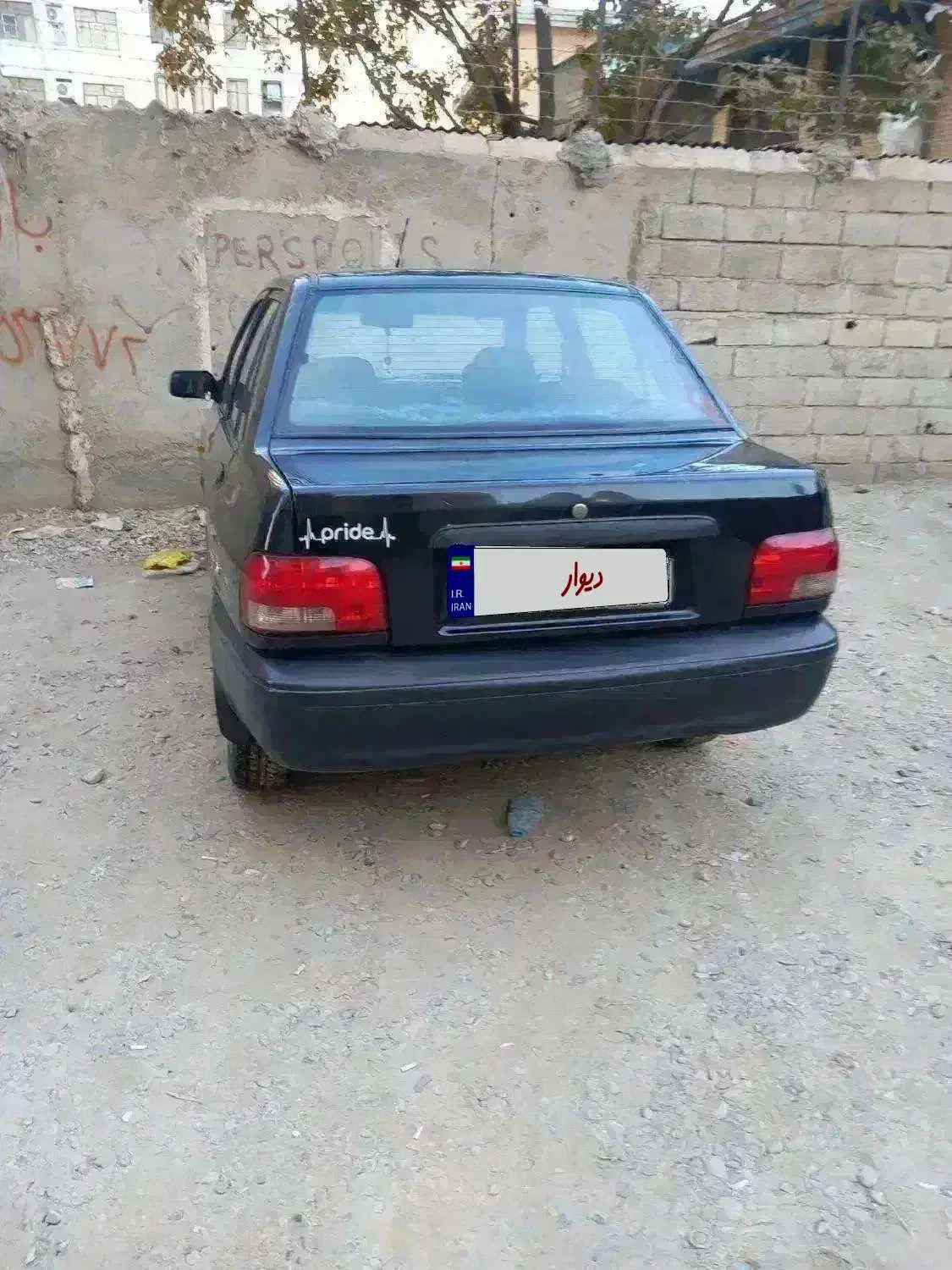 پراید ۸۷مشکی بی رنگ شاسی پلمپ|خودرو سواری و وانت|محمدشهر, سیدآباد|دیوار