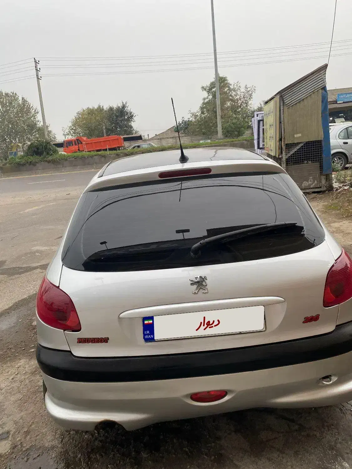 پژو 206 تیپ دو|خودرو سواری و وانت|رشت, حسین آباد|دیوار