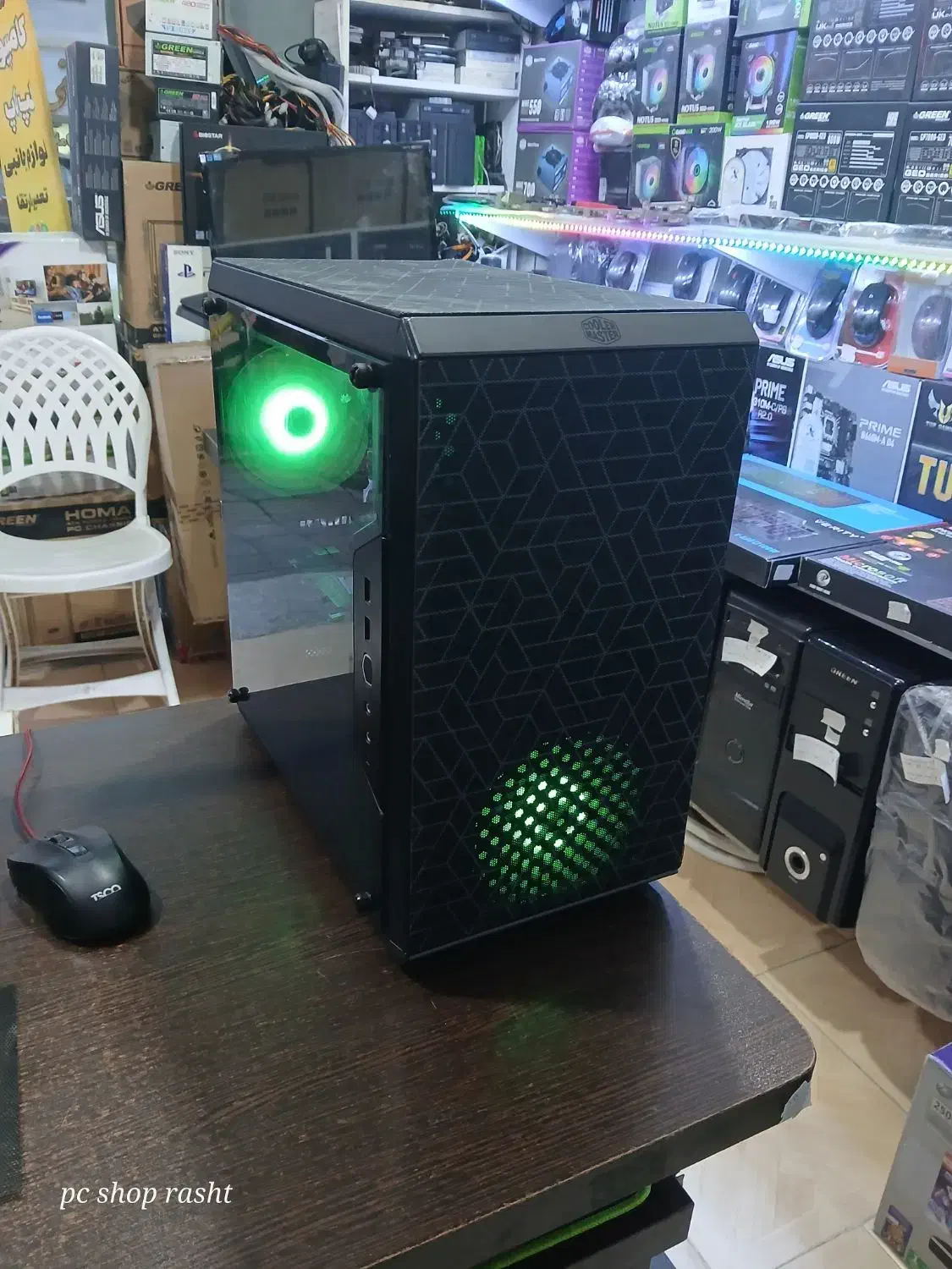 کیس گیمینگ کولر مستر پاور ۸۵۰ وات گلد cpu i5|رایانه رومیزی|رشت, باهنر|دیوار