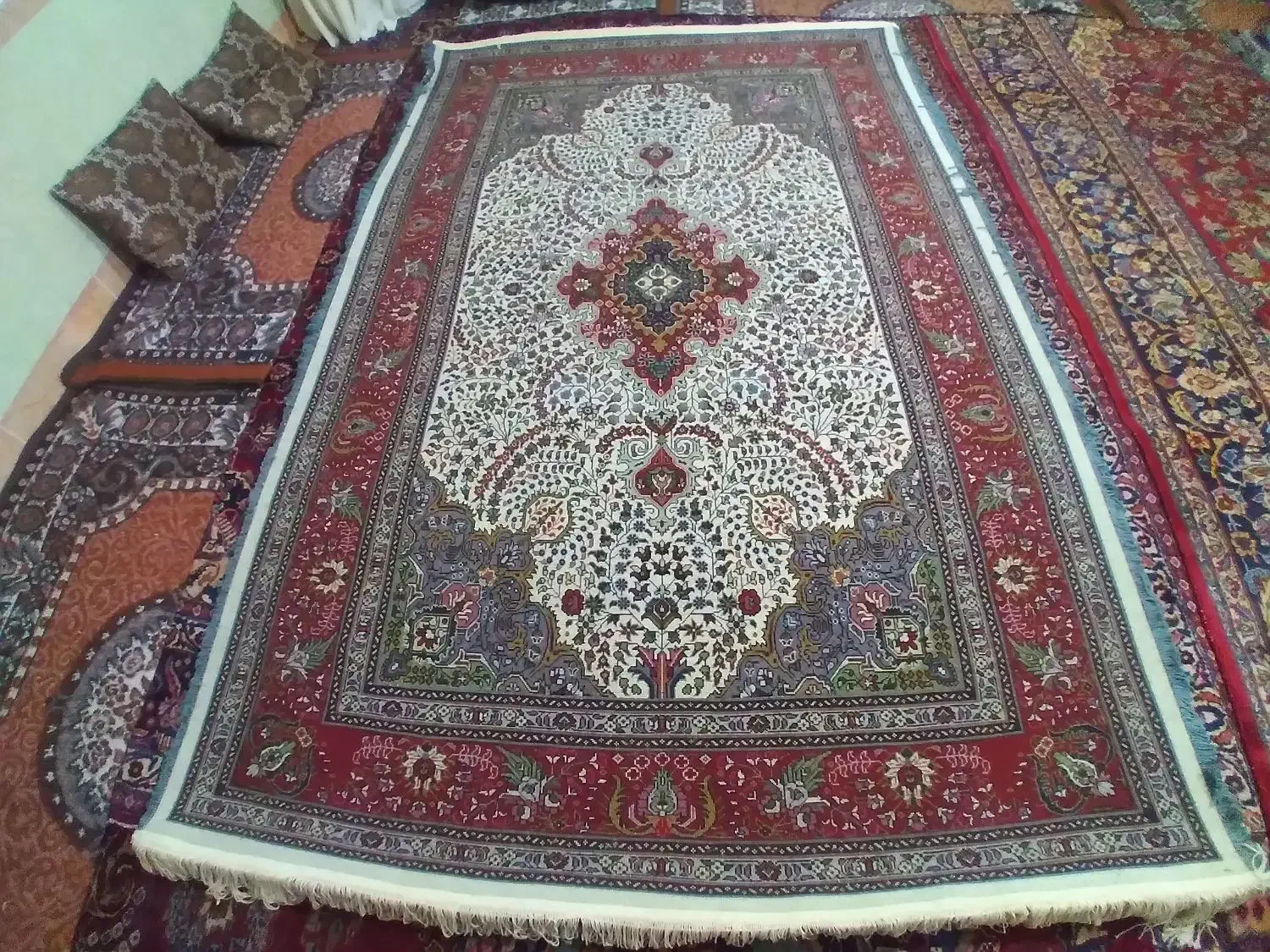 فرش دستبافت|فرش|آذرشهر, |دیوار