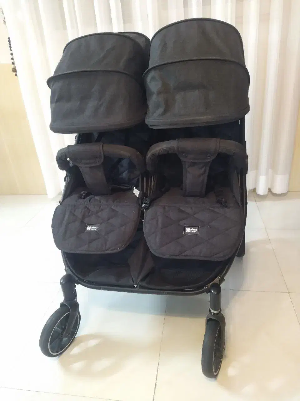 کالسکه دوقلو Kikkaboo|کالسکه و لوازم جانبی|قائم‌شهر, |دیوار