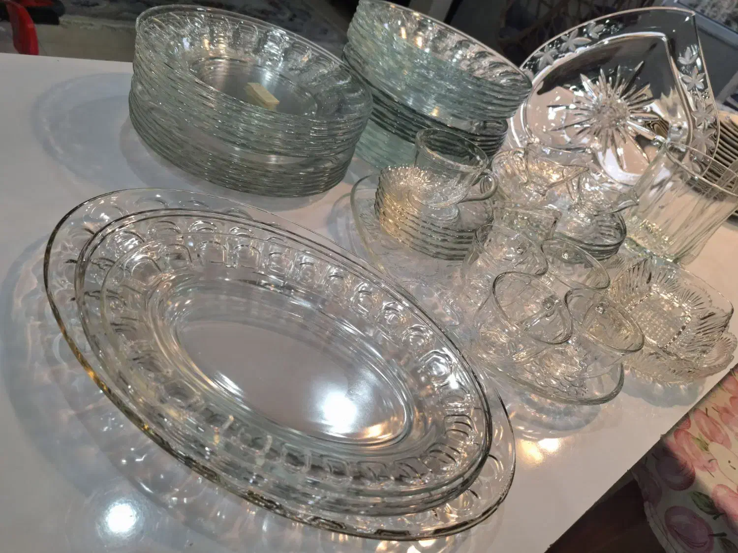 سرویس کریستال درحد نو|ظروف سرو و پذیرایی|مشهد, نوید|دیوار