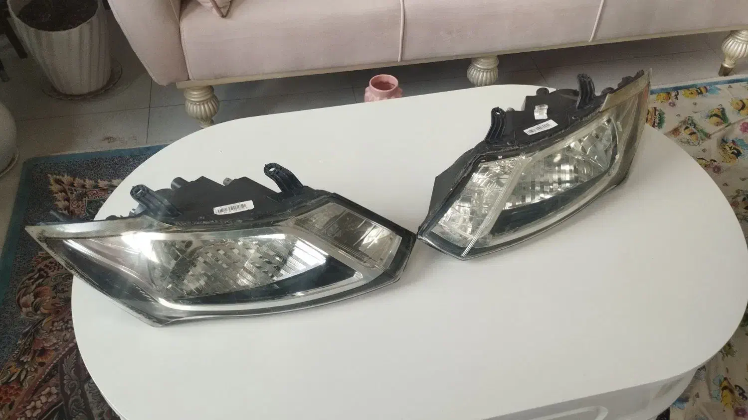 چراغ جلو ساینا و چراغ عقب پراید صبا چپ|قطعات یدکی و لوازم جانبی|ساری, |دیوار