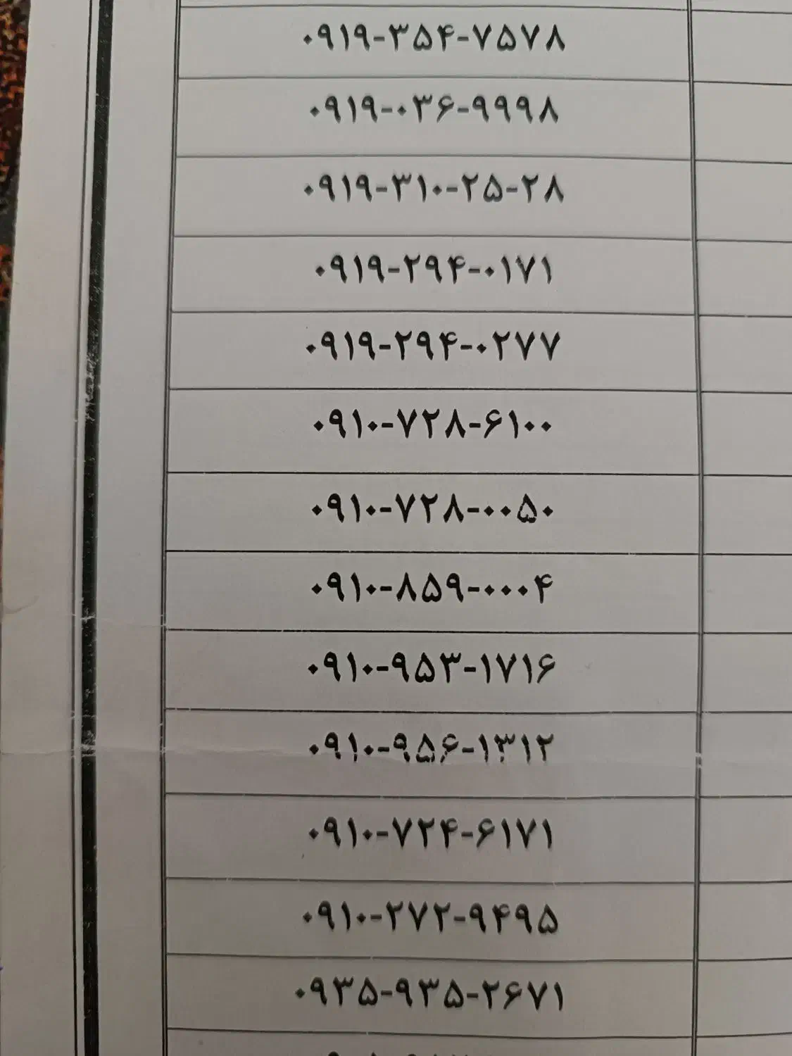 ۰۹۱۱-۱-۱۰-۱۰-۳۵|سیم‌کارت|آمل, |دیوار