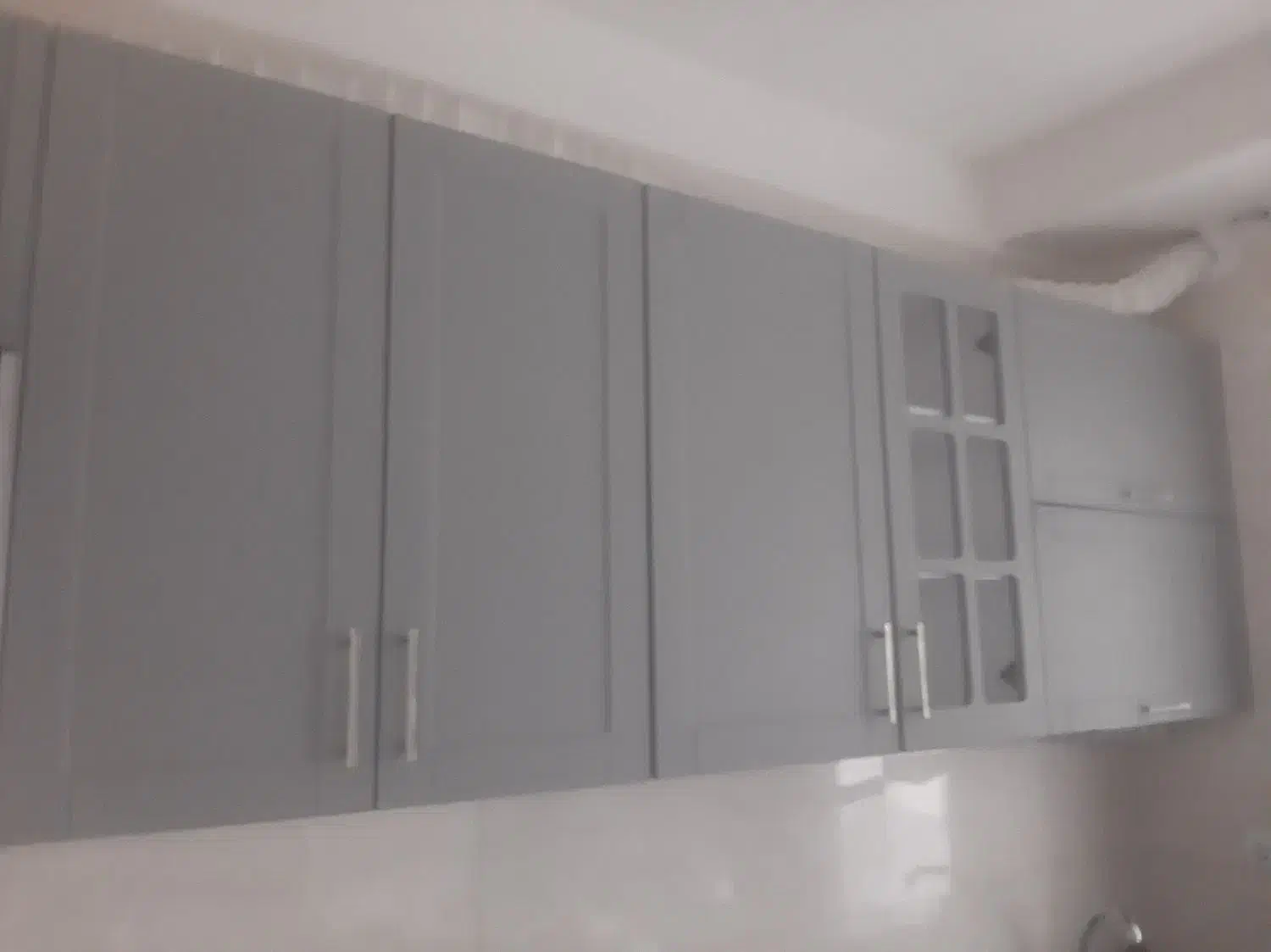 کابینت ام دی اف کارکرده ، سالم با هود|آب‌چکان و نظم‌دهنده ظروف|قزوین, |دیوار