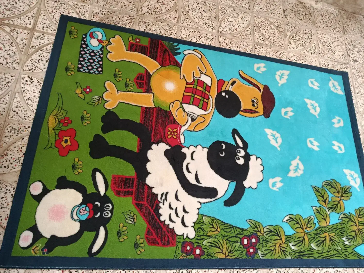 فرش بچگانه ۴ متری|فرش|نسیم‌شهر, |دیوار