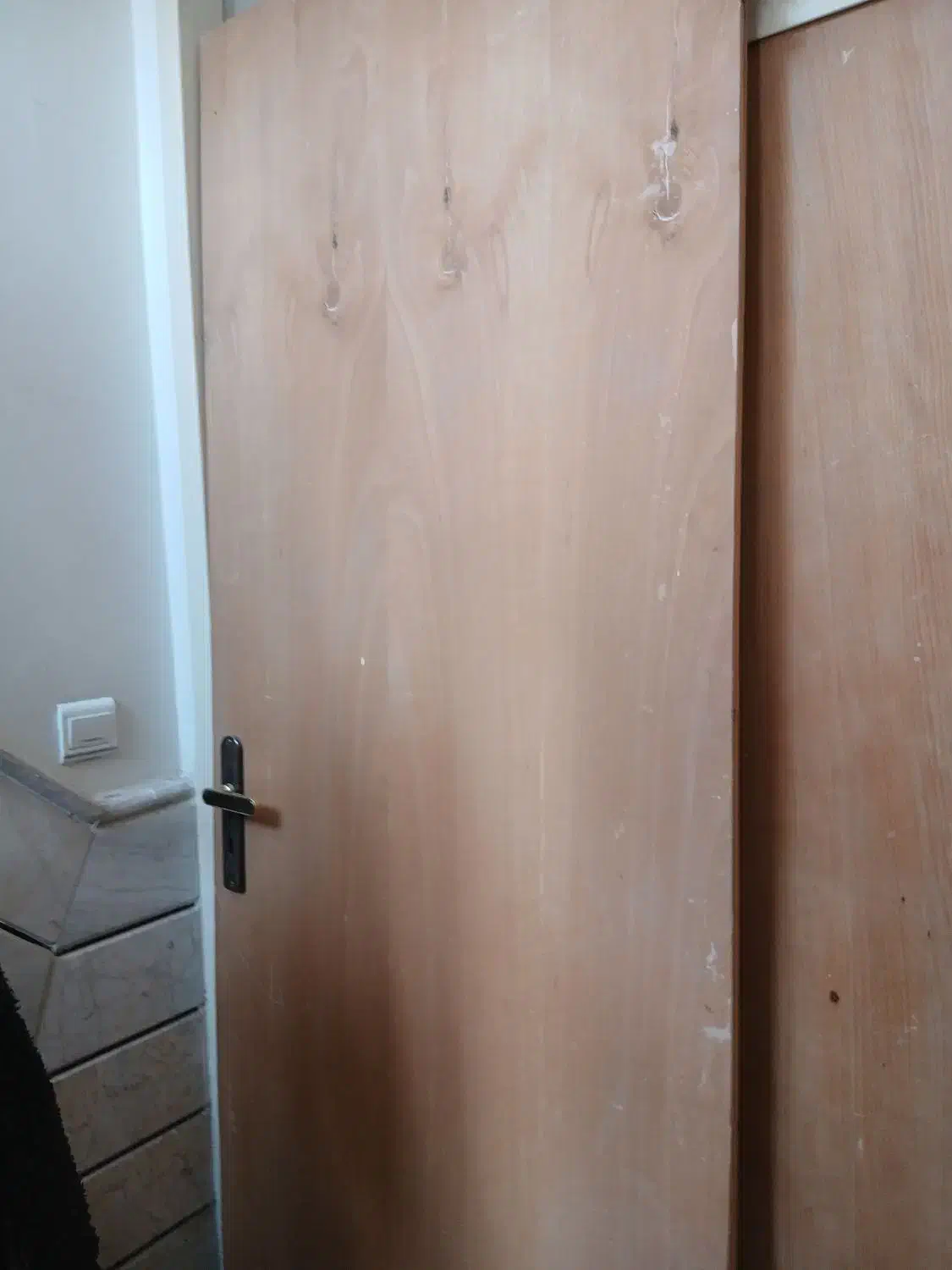 درب چوبی و یخچال فریزر|حراج|ساوه, |دیوار