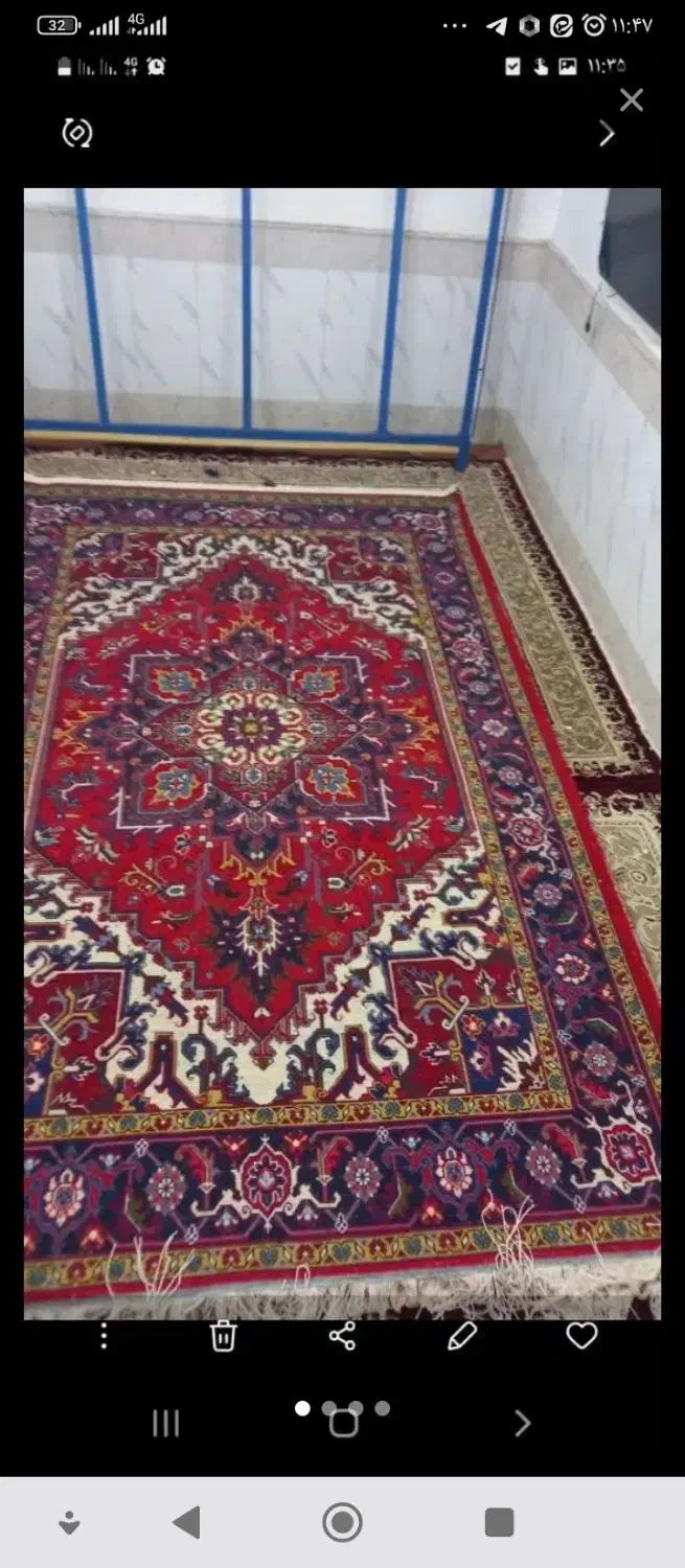 جفت شیش متری هریس نو‌نو 610ایلمه 15رنگ|فرش|قم, باغ شریفی|دیوار