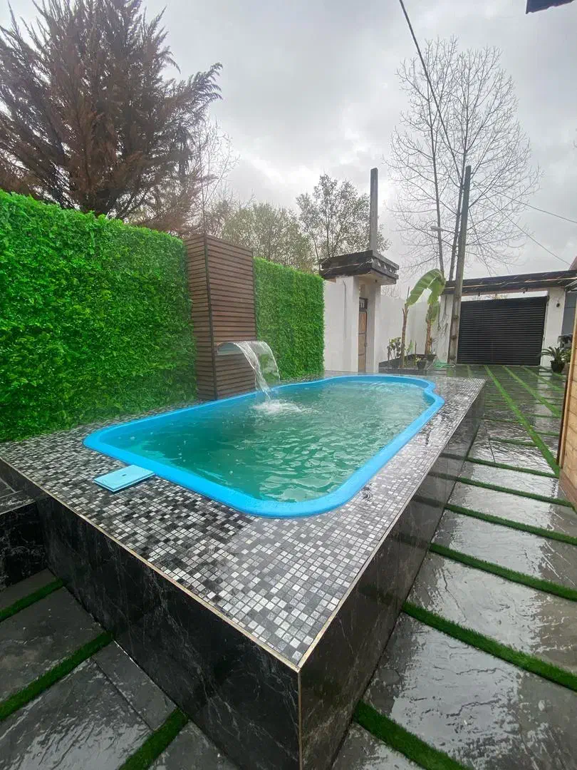 اجاره ویلا سوئیسی استخر دار در دل جنگل 026|اجارهٔ کوتاه‌مدت ویلا و باغ|رشت, کوی غلام نیا|دیوار