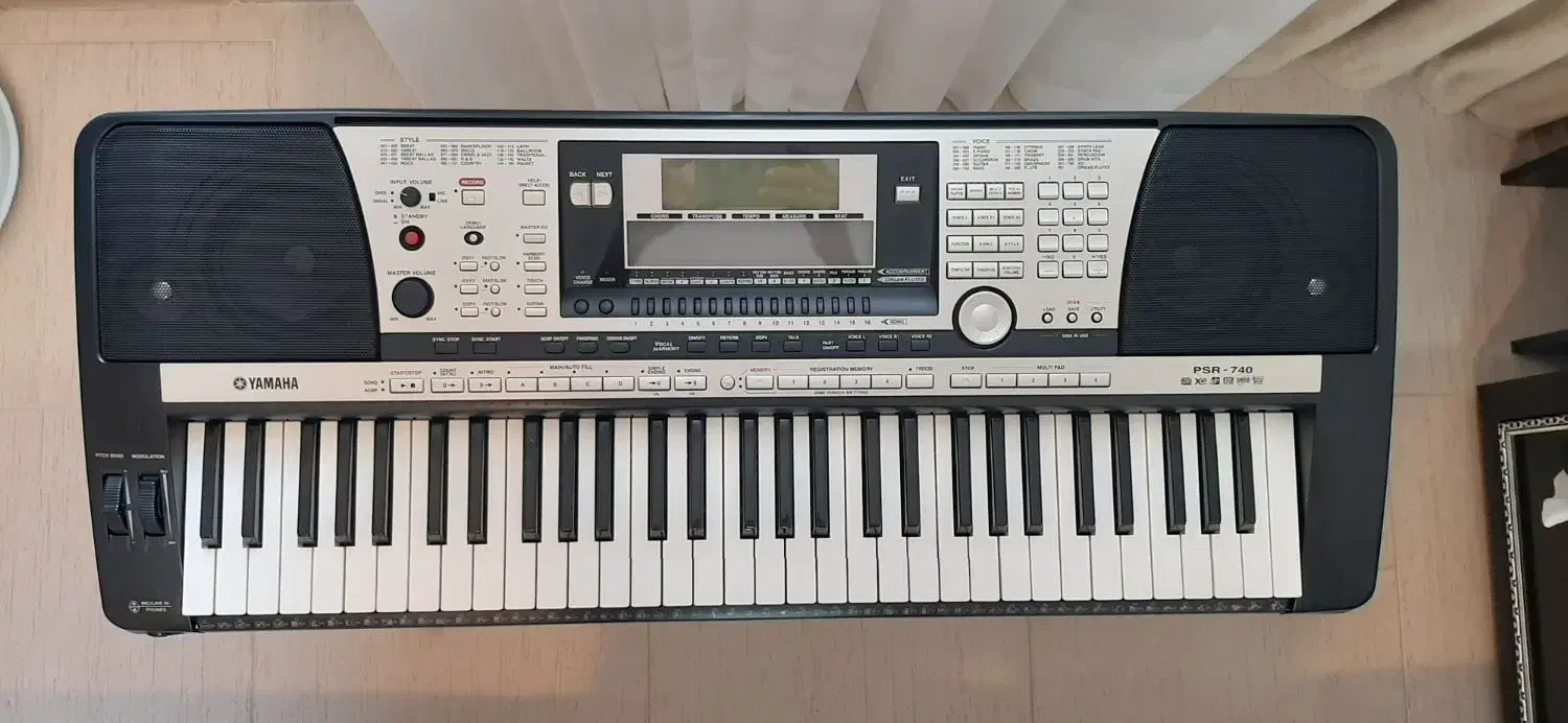 کیبورد یاماها Yamaha psr 740|پیانو، کیبورد، آکاردئون|شاهرود, |دیوار