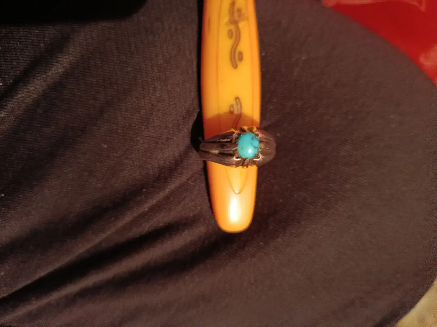 انگشتر دست خیلی قدیمی فیروزه نیشابور|جواهرات|بجنورد, |دیوار