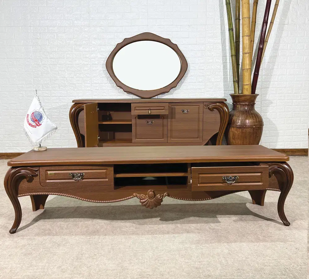 سرویس آینه کنسول،میز تی وی،جلومبلی مناسب جهیزیه|بوفه، ویترین، کنسول|بجنورد, |دیوار