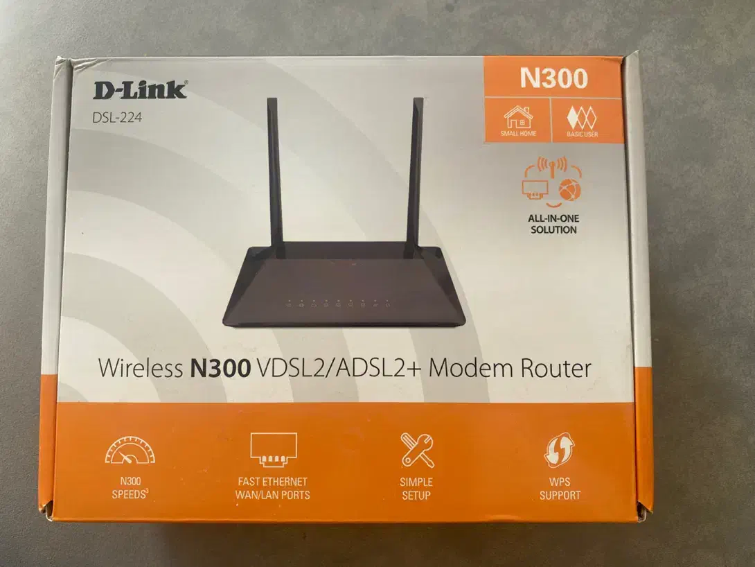 مودم دی لینک N300 VDSL/ADSL مدل DSL-224|مودم و تجهیزات شبکه|شیراز, فرگاز|دیوار