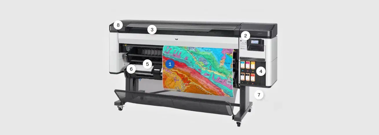 پلاتر hp designjet z6 pro 64-in printer|پرینتر، اسکنر، کپی، فکس|تهران, سنائی|دیوار