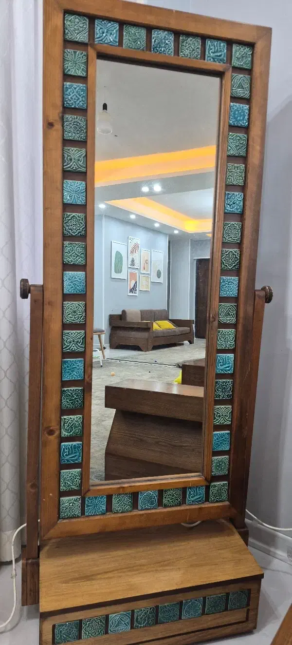 آینه قدی چوبی|آینه|گرگان, |دیوار