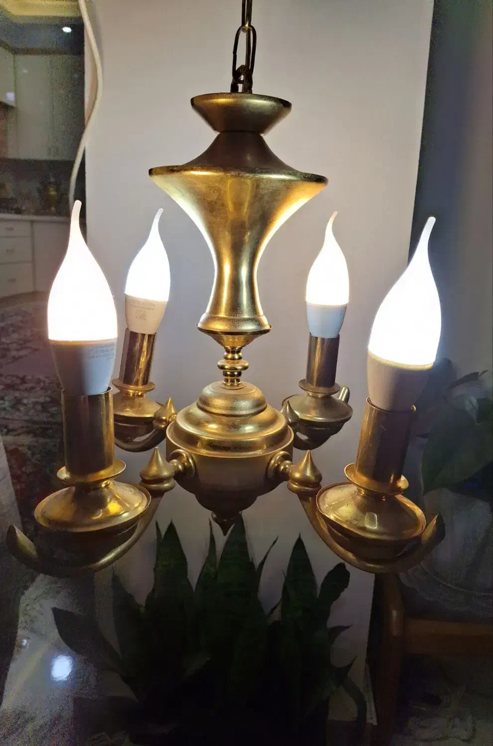 لوستر|لوستر و چراغ آویز|رشت, لاکان|دیوار