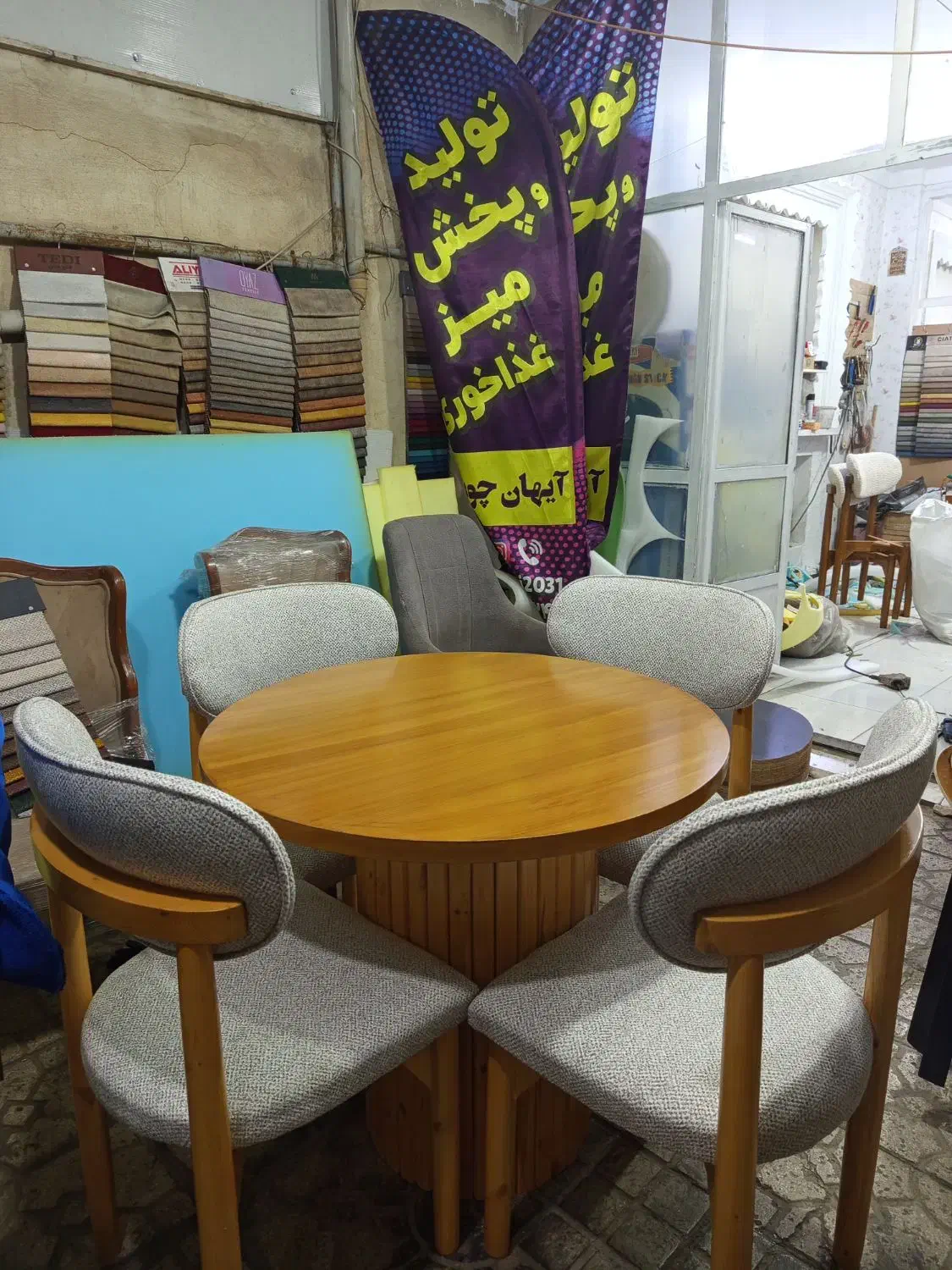 میز نهار خوردی بامبو سبدی|میز و صندلی غذاخوری|تهران, شهید رجایی|دیوار