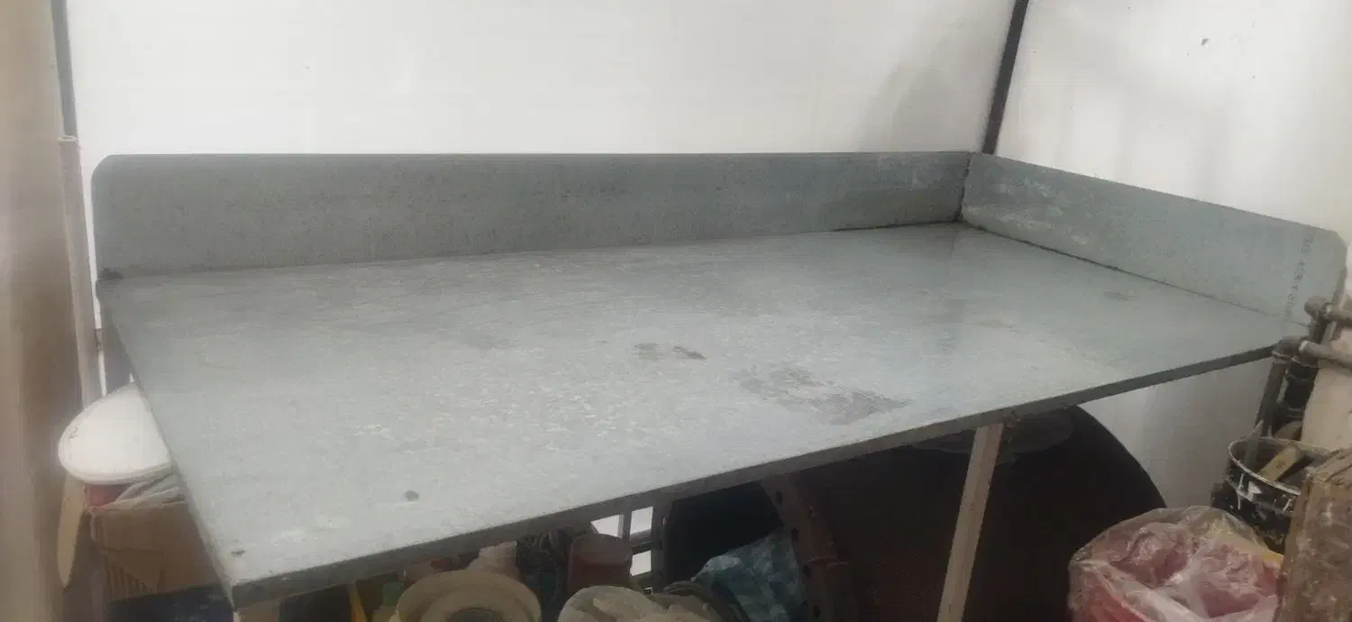 میزفلزی باصحفه گالوانیزه درحدنو|میز و صندلی غذاخوری|گنبد کاووس, |دیوار