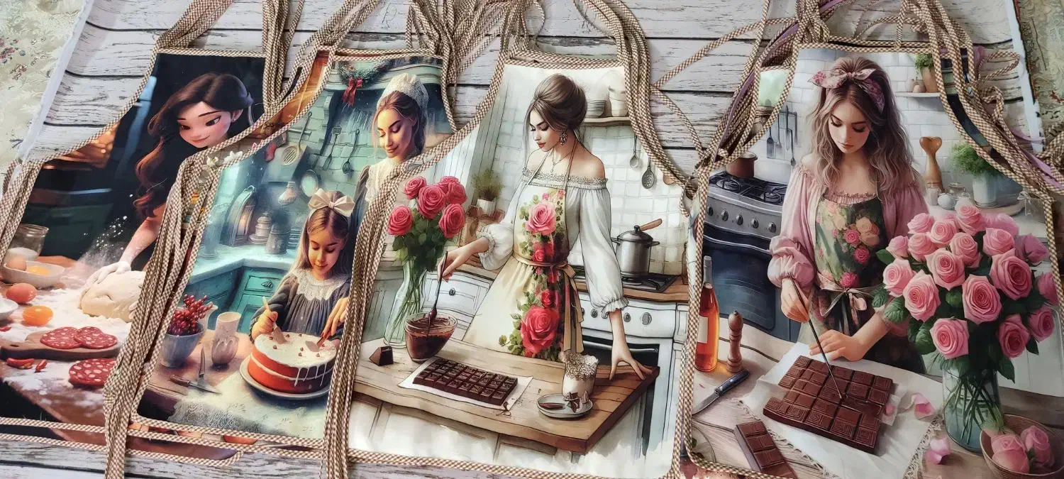 پیشبند مخمل با آستری برزنت ضد آب|سفره، حوله، دستمال آشپزخانه|مشهد, نیزه|دیوار