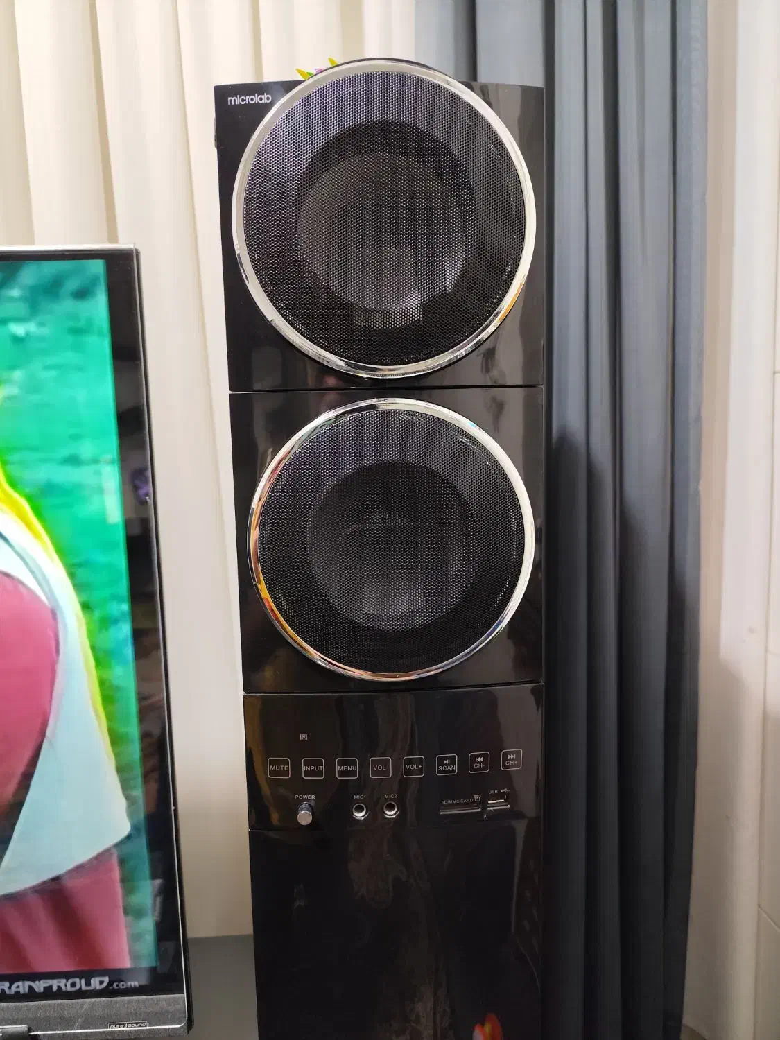 اسپیکر میکرولب پالادیوم|سیستم صوتی خانگی|اراک, |دیوار