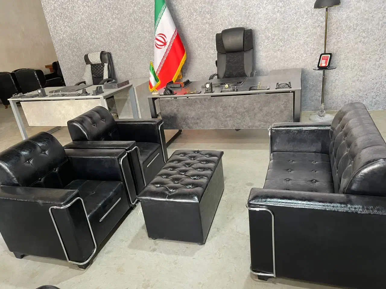 مبلمان دنیز اداری میز صندلی مدیریتی رویال|دفتر کار|قم, آزادگان|دیوار