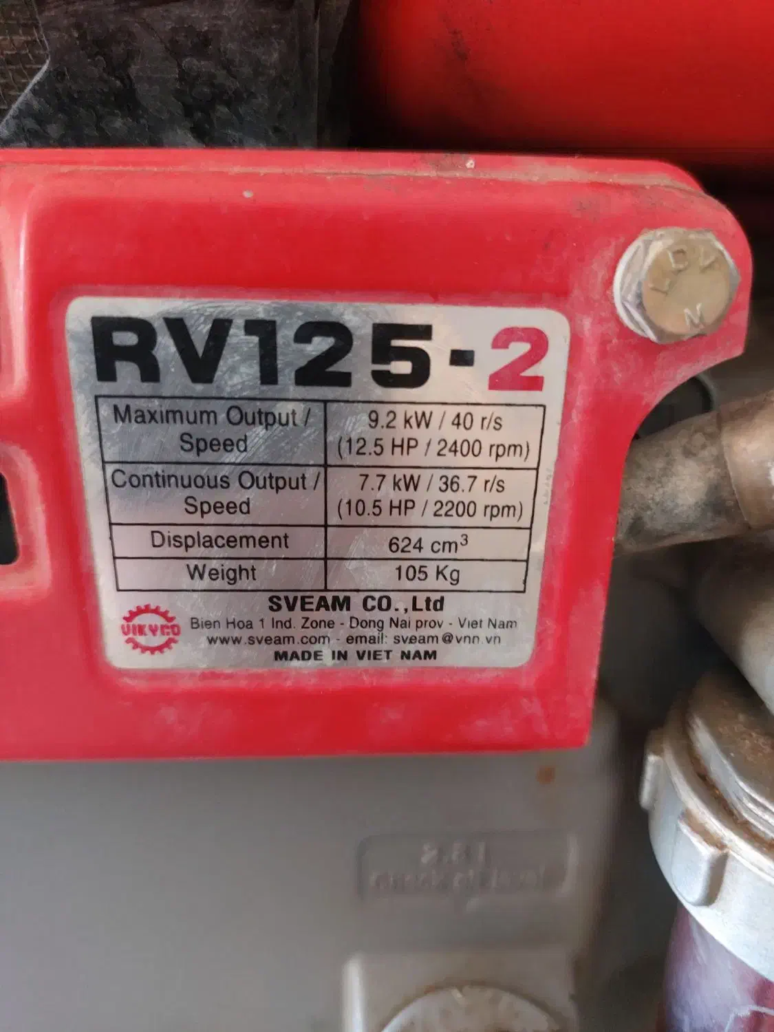 یک دستگاه تیلر RV 125 وی کینیو قطعات ژاپنی|ماشین‌آلات صنعتی|شیراز, گویم|دیوار